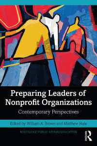 Preparing Leaders of Nonprofit Organizations : Contemporary Perspectives
