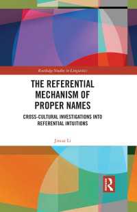 The Referential Mechanism of Proper Names : Cross-cultural Investigations into Referential Intuitions