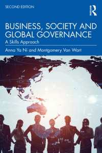 企業－政府関係の構築：スキル・アプローチ（第２版）<br>Business, Society and Global Governance : A Skills Approach（2）