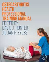 骨関節炎医療専門家訓練マニュアル<br>Osteoarthritis Health Professional Training Manual
