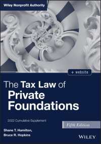 The Tax Law of Private Foundations : 2022 Cumulative Supplement（5）