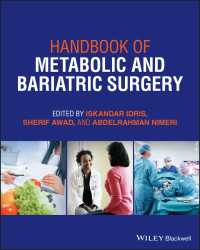 メタボ・肥満外科ハンドブック<br>Handbook of Metabolic and Bariatric Surgery