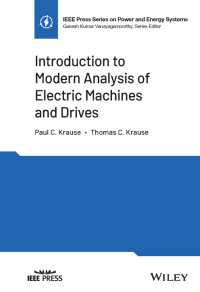 電機機器・ドライブの最新解析入門<br>Introduction to Modern Analysis of Electric Machines and Drives