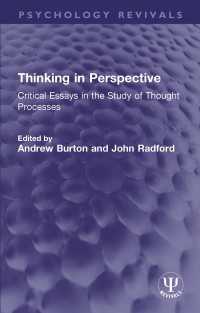 Thinking in Perspective : Critical Essays in the Study of Thought Processes