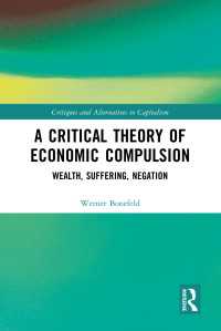 A Critical Theory of Economic Compulsion : Wealth, Suffering, Negation