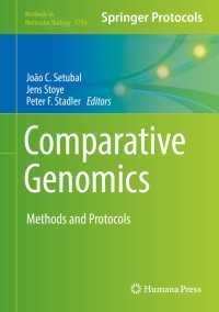 Comparative Genomics〈1st ed. 2018〉 : Methods and Protocols