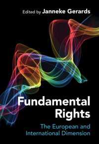 基本的人権：欧州・国際的局面<br>Fundamental Rights : The European and International Dimension