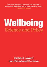 ウェルビーイング：科学と政策<br>Wellbeing : Science and Policy