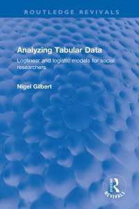 Analyzing Tabular Data : Loglinear and logistic models for social researchers
