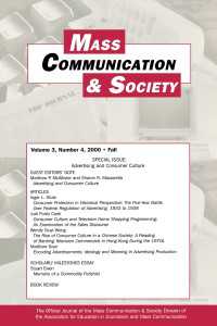 Advertising and Consumer Culture : A Special Issue of Mass Communication & Society