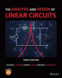 線形回路の解析・設計（テキスト・第１０版）<br>The Analysis and Design of Linear Circuits（10）