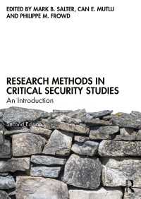 批判的安全保障研究法入門（第２版）<br>Research Methods in Critical Security Studies : An Introduction（2 NED）