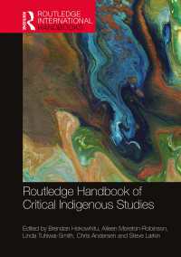 ラウトレッジ版　批判的先住民研究ハンドブック<br>Routledge Handbook of Critical Indigenous Studies