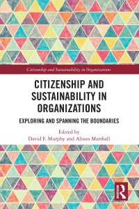 Citizenship and Sustainability in Organizations : Exploring and Spanning the Boundaries