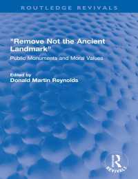 "Remove Not the Ancient Landmark" : Public Monuments and Moral Values