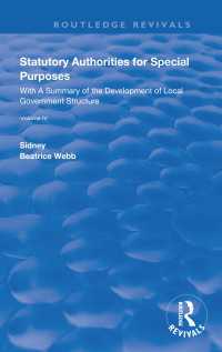 Statutory Authorities for Special Purposes : With a Summary of the Development of Local Government Structure