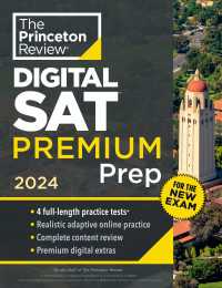 Princeton Review Digital SAT Premium Prep, 2024 : 4 Practice Tests + Online Flashcards + Review & Tools