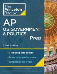 Princeton Review AP U.S. Government & Politics Prep, 22nd Edition : 3 Practice Tests + Complete Content Review + Strategies & Techniques
