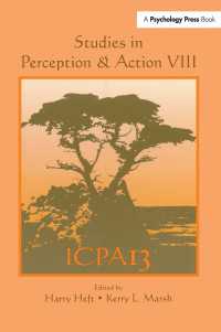 Studies in Perception and Action VIII : Thirteenth international Conference on Perception and Action