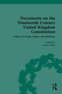 Documents on the Nineteenth Century United Kingdom Constitution : Volume II: People, Parties and Politicians