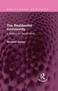 The Residential Community : A Setting for Social Work