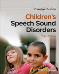 小児の音声障害（第３版）<br>Children's Speech Sound Disorders（3）