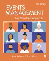 イベント管理：国際的アプローチ（第３版）<br>Events Management : An International Approach（Third Edition）