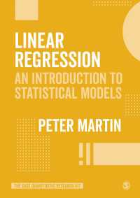 回帰モデル入門：線形・非線形<br>Linear Regression : An Introduction to Statistical Models