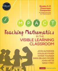 Teaching Mathematics in the Visible Learning Classroom, Grades 3-5（First Edition）