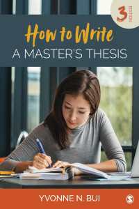 How to Write a Master′s Thesis（Third Edition）
