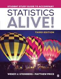 Student Study Guide to Accompany Statistics Alive!（Third Edition）