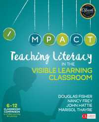 Teaching Literacy in the Visible Learning Classroom, Grades 6-12（First Edition）