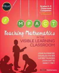 Teaching Mathematics in the Visible Learning Classroom, Grades K-2（First Edition）