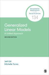 Generalized Linear Models : A Unified Approach（Second Edition）