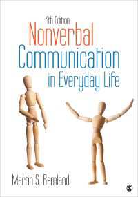 日常生活と非言語コミュニケーション（第４版）<br>Nonverbal Communication in Everyday Life（Fourth Edition）