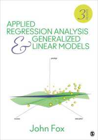 応用回帰分析と一般化線形モデル（第３版）<br>Applied Regression Analysis and Generalized Linear Models（Third Edition）