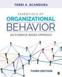 Essentials of Organizational Behavior : An Evidence-Based Approach（Third Edition）