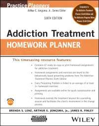 Addiction Treatment Homework Planner（6）