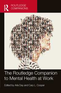 ラウトレッジ版　職場の精神保健必携<br>The Routledge Companion to Mental Health at Work
