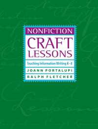 Nonfiction Craft Lessons : Teaching Information Writing K-8