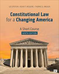 Constitutional Law for a Changing America : A Short Course（Ninth Edition）
