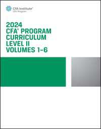 2024 CFA Program Curriculum Level II Box Set, Volumes 1 - 6 ＜電子