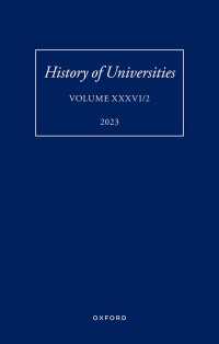 History of Universities: Volume XXXVI / 2