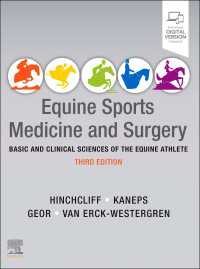 馬のスポーツ医学と外科（第３版）<br>Equine Sports Medicine and Surgery - E-Book : Equine Sports Medicine and Surgery - E-Book（3）