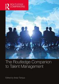 ラウトレッジ版　才能管理必携<br>The Routledge Companion to Talent Management