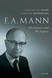 FA Mann : The Lawyer and His Legacy