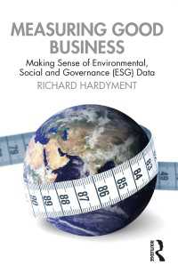 企業のESG達成度測定のためのデータ分析<br>Measuring Good Business : Making Sense of Environmental, Social and Governance (ESG) Data