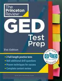 Princeton Review GED Test Prep, 31st Edition : 2 Practice Tests + Review & Techniques + Online Features