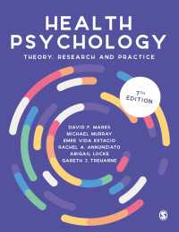 健康心理学：理論・研究・実践（第７版）<br>Health Psychology : Theory, Research and Practice（Seventh）