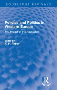 Policies and Politics in Western Europe : The Impact of the Recession